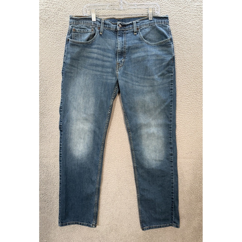 Levis 559 Jeans Mens 36x34 Blue Relaxed Straight Distressed‎ Workwear Grunge
